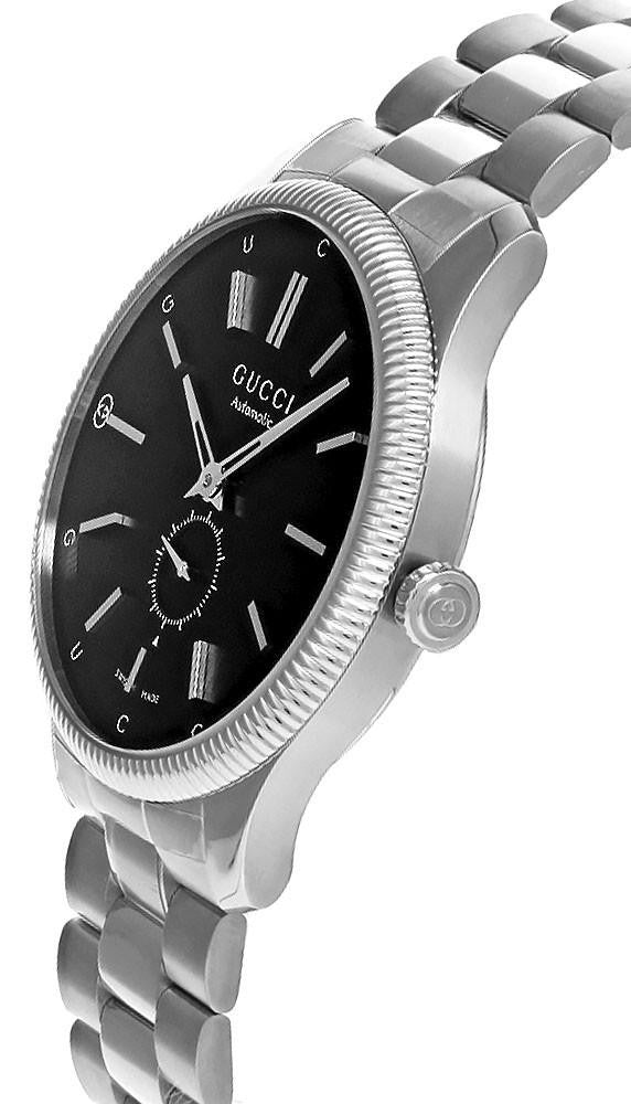 GUCCI G-Timeless automático 40 mm acero inoxidable esfera negra Reloj para hombre — imagen 3