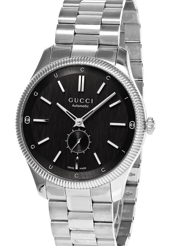 GUCCI G-Timeless automático 40 mm acero inoxidable esfera negra Reloj para hombre — imagen 2