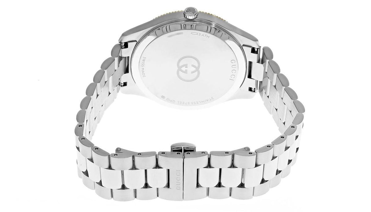 GUCCI G-Timeless cuarzo 38 mm Yellow Gold Bezel Reloj para hombre — imagen 4
