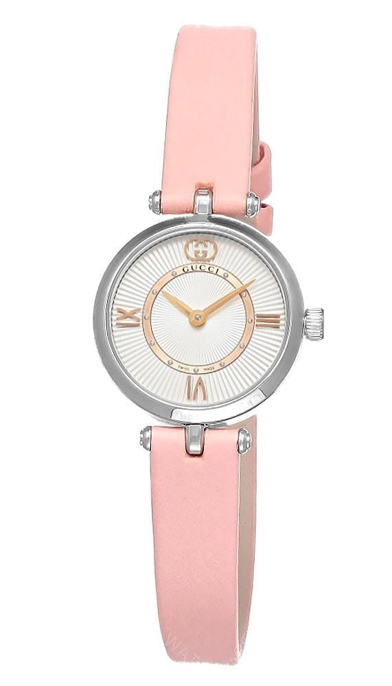 GUCCI modelo 2000 cuarzo 24 mm Pink cuero Reloj para mujer — imagen 2