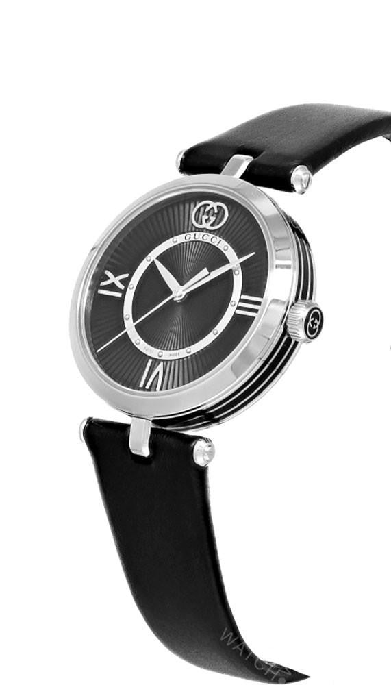GUCCI modelo 2000 cuarzo 30 mm Black cuero Reloj para mujer — imagen 3