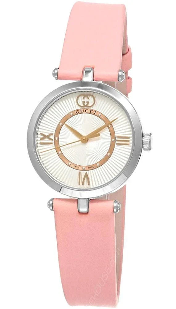 GUCCI modelo 2000 cuarzo 30 mm Pink cuero Reloj para mujer — imagen 2