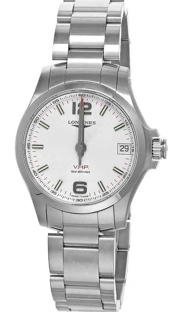 LONGINES Conquest V.H.P. 36 mm acero inoxidable Reloj para mujer — imagen 2