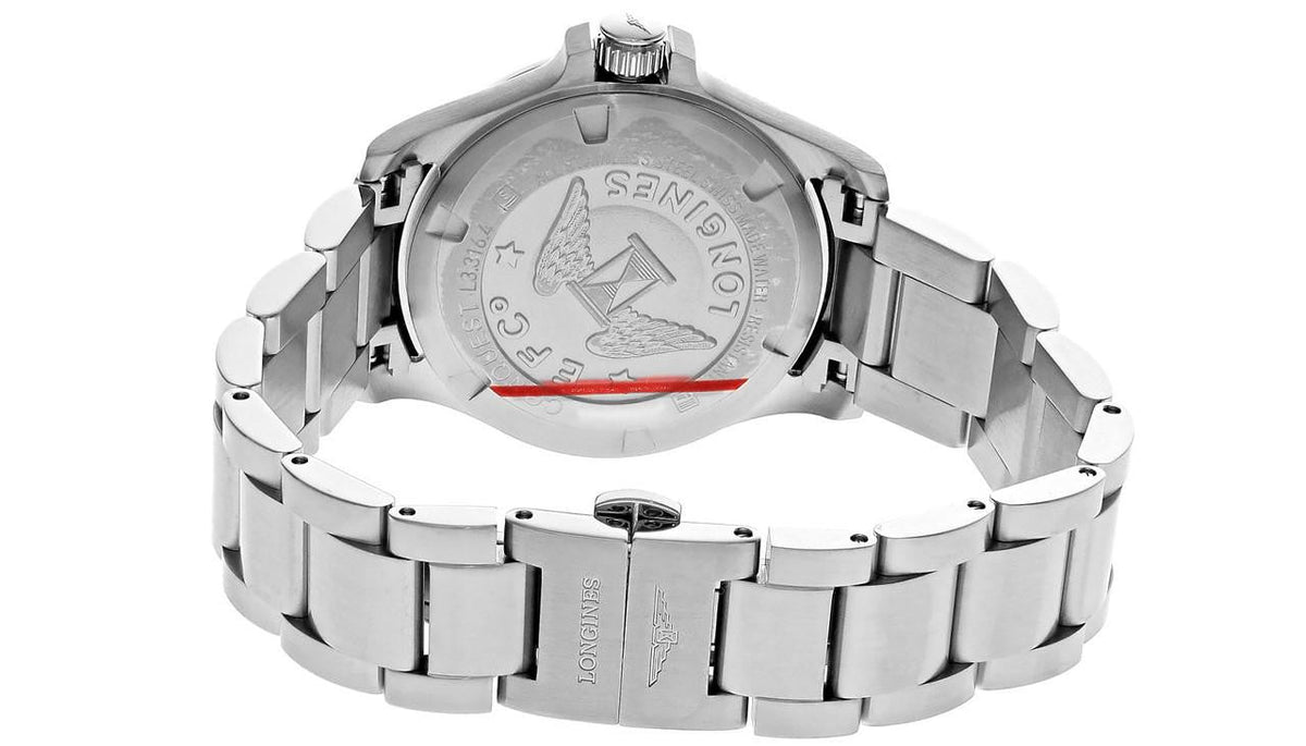 LONGINES Conquest V.H.P. 36 mm acero inoxidable Reloj para mujer — imagen 4