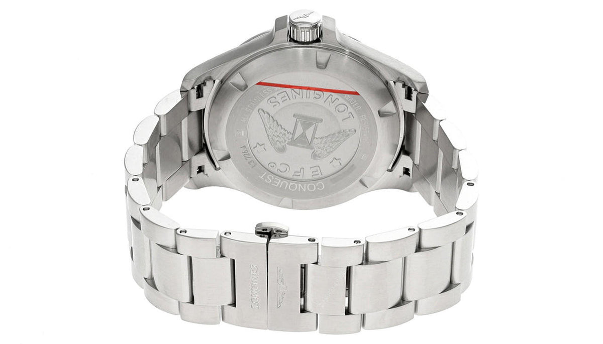 LONGINES Conquest V.H.P acero inoxidable 43 mm esfera plateada Reloj para hombre — imagen 4