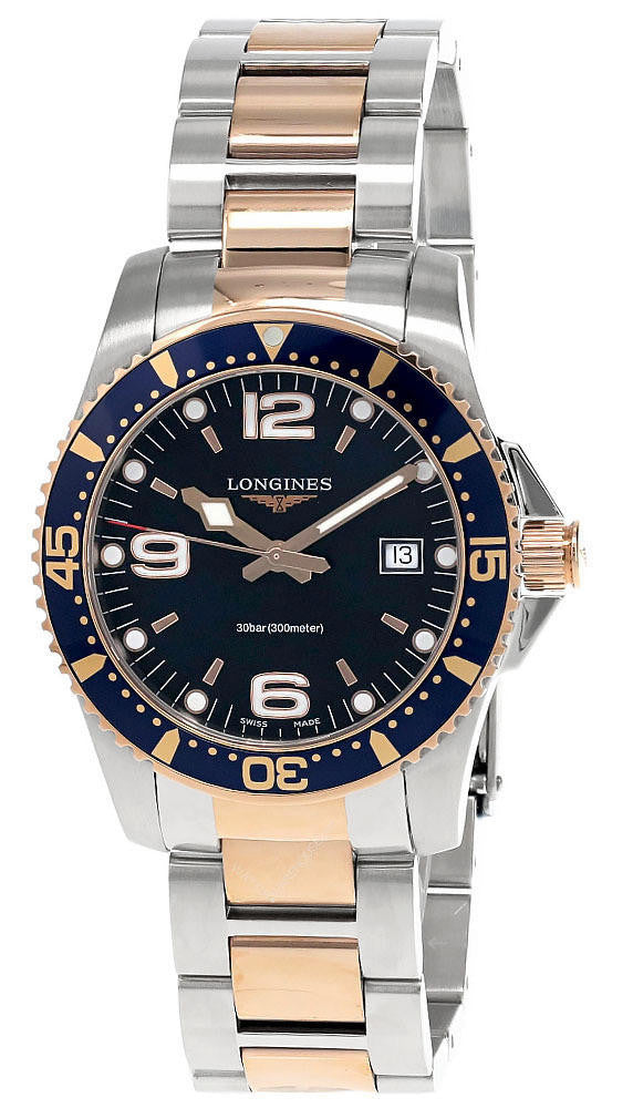 LONGINES HydroConquest 41 mm esfera azul 2Tone Reloj para hombre — imagen 2