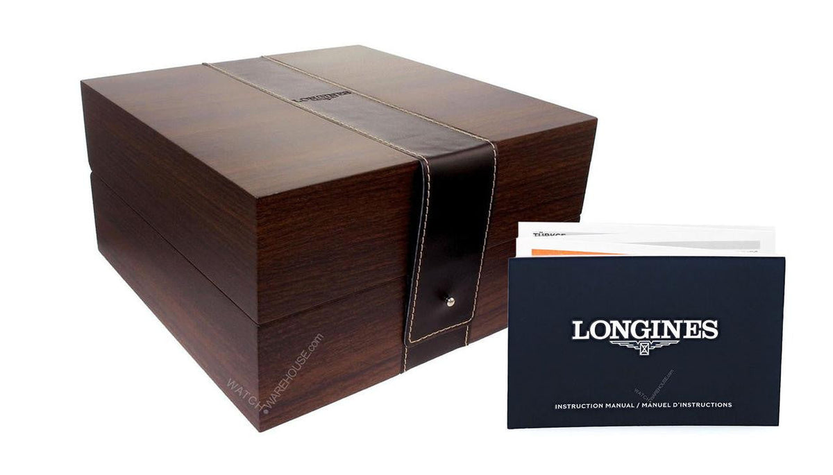 LONGINES Silver Arrow automático 38.5 mm cuero Reloj para hombre — imagen 6
