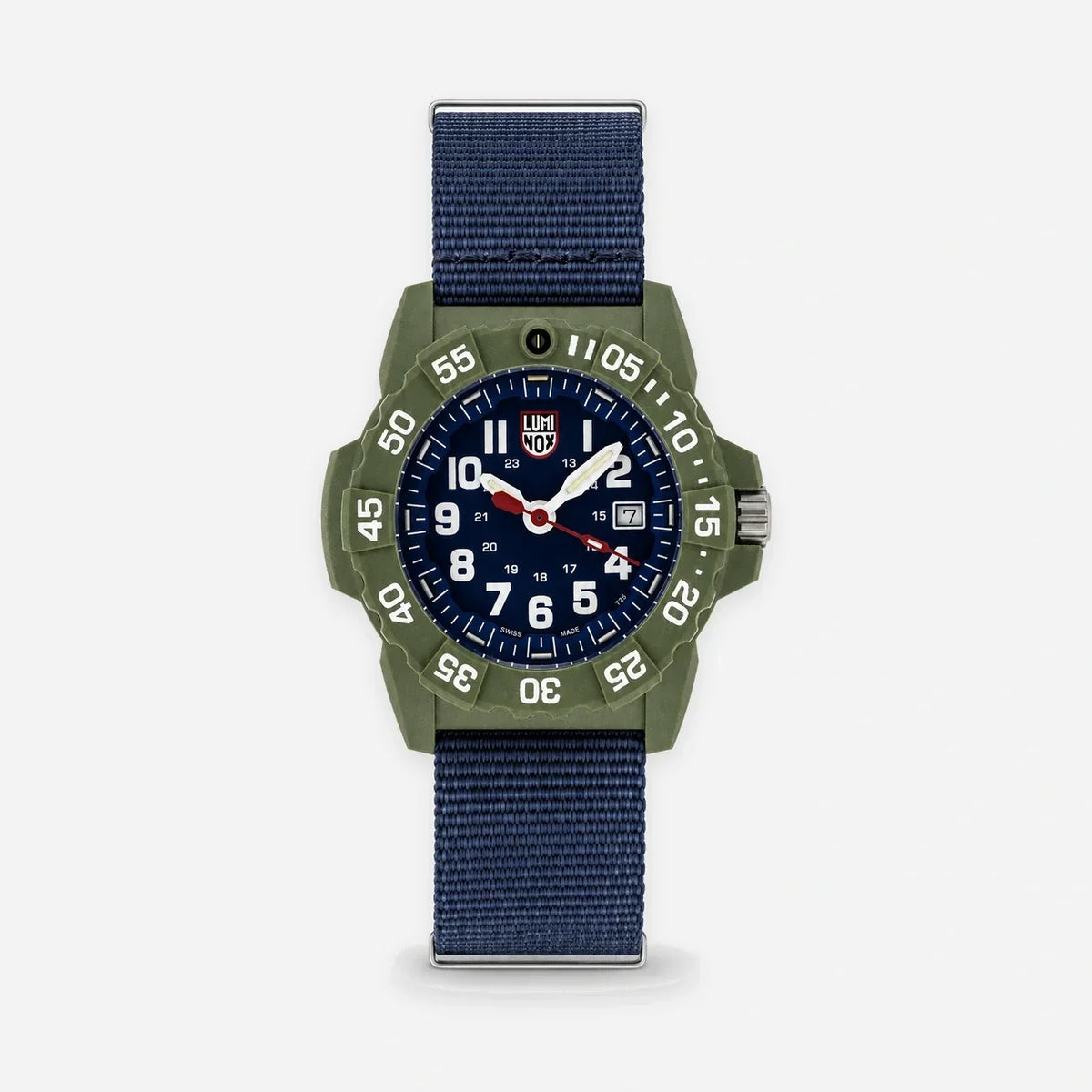 LUMINOX Navy SEAL 45 mm bisel giratorio Webbing NATO Reloj — imagen 1