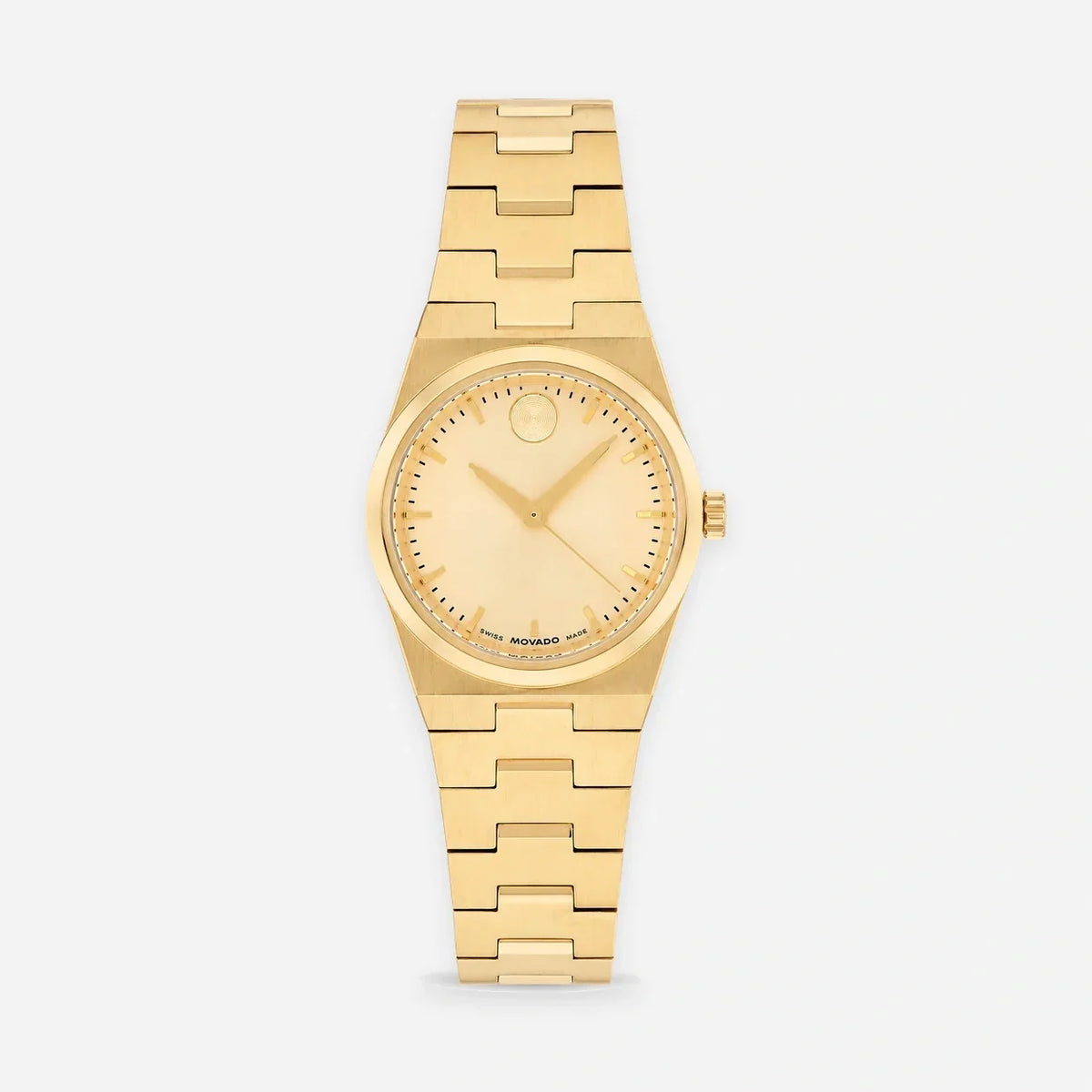 MOVADO Bold Quest Mini cuarzo acero inoxidable 28 mm tono dorado Reloj para mujer — imagen 1