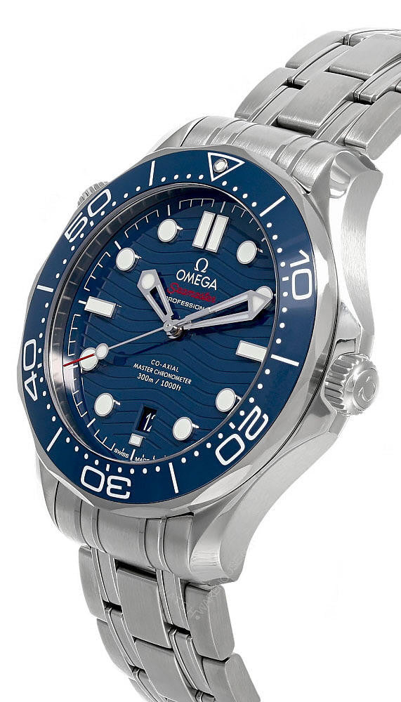 OMEGA Seamaster automático 42 mm esfera azul acero inoxidable Reloj para hombre — imagen 3
