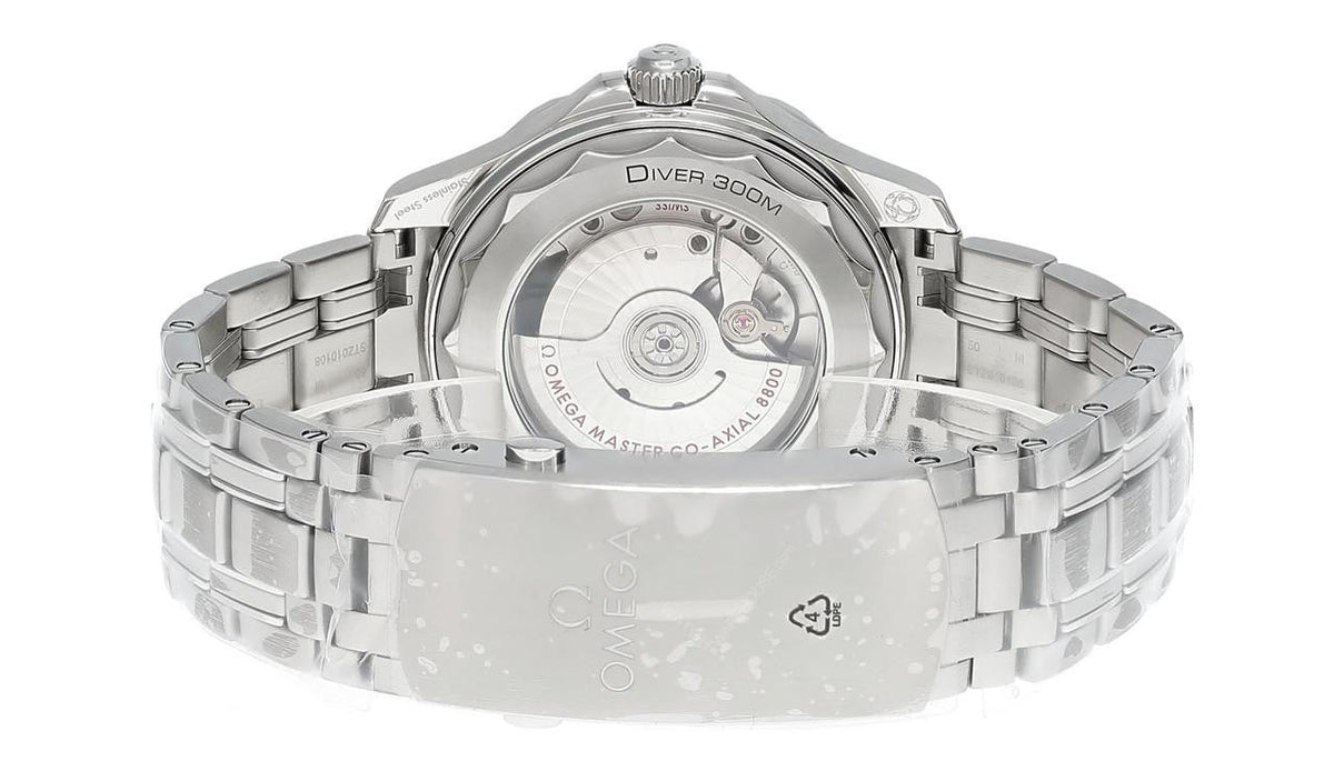 OMEGA Seamaster automático acero inoxidable 42 mm esfera negra Reloj para hombre — imagen 4
