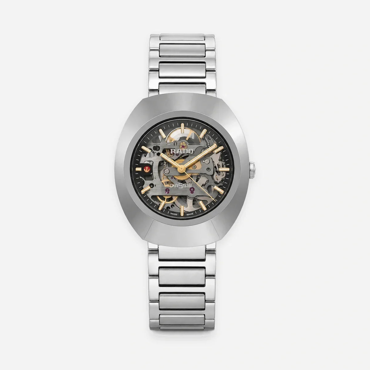 RADO DiaStar Original automático acero inoxidable 38 mm esfera esqueletizada Reloj para hombre — imagen 1