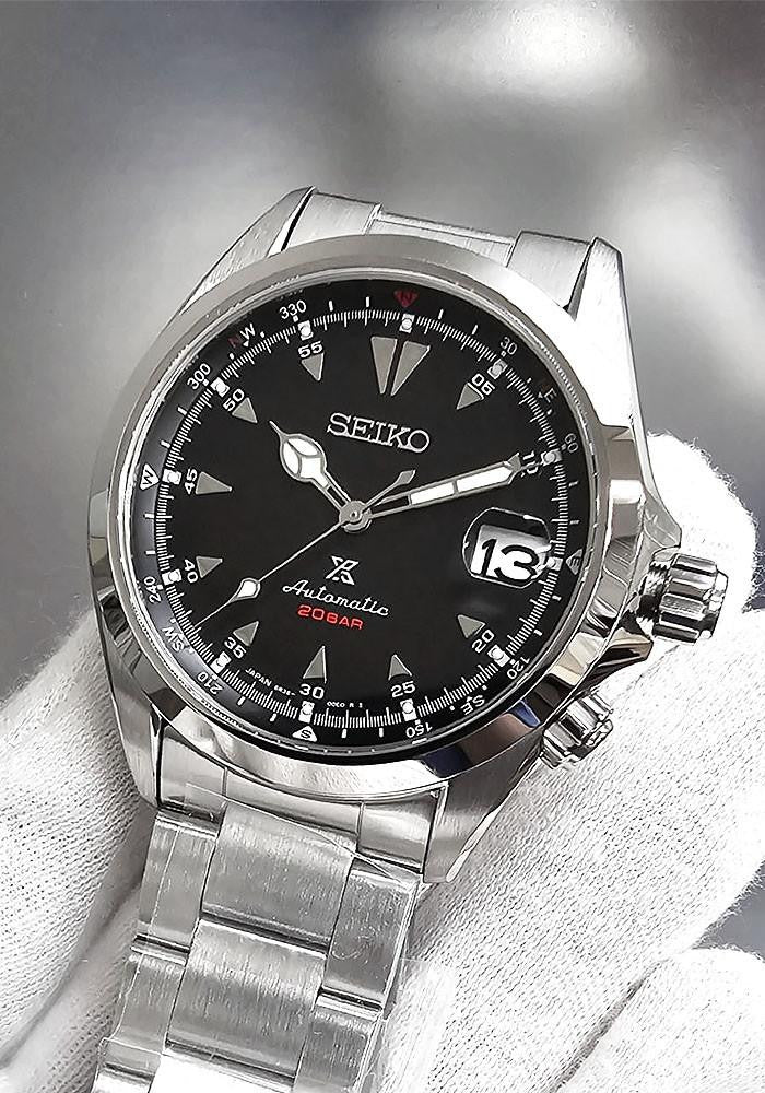 SEIKO Prospex Alpinist acero inoxidable 39.5 mm esfera negra Reloj para hombre — imagen 4
