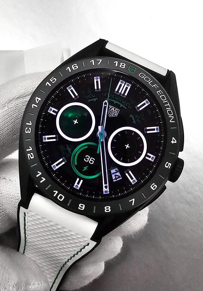 TAG Heuer Connected Calibre E4 Golf edición 45 mm titanio reloj inteligente — imagen 15