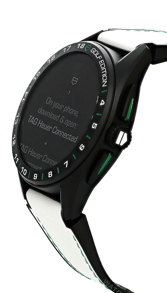 TAG Heuer Connected Calibre E4 Golf edición 45 mm titanio reloj inteligente — imagen 13
