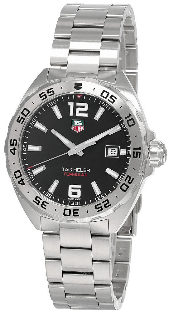 TAG HEUER Formula-1 41 mm cuarzo acero inoxidable esfera negra Reloj para hombre — imagen 2