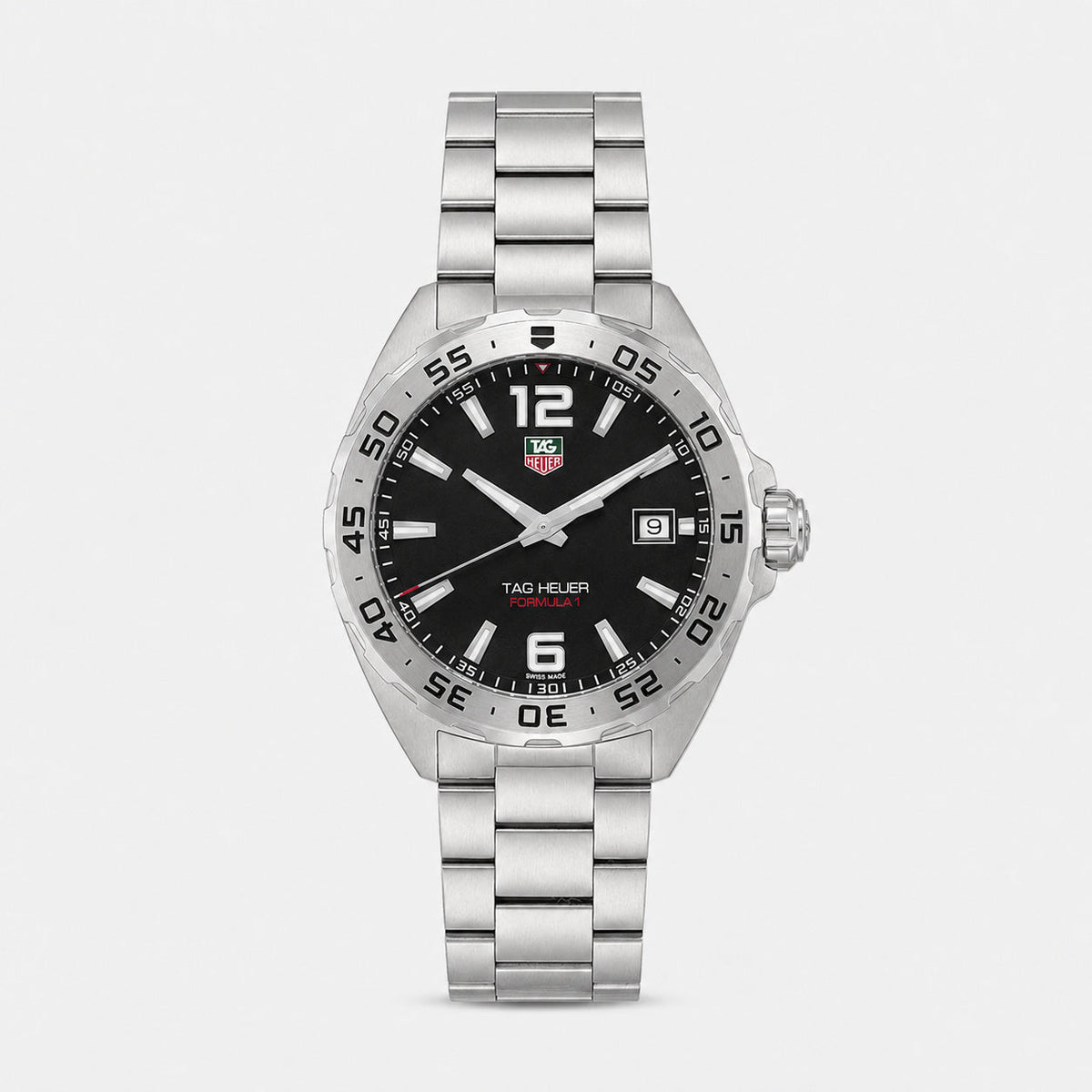 TAG HEUER Formula-1 41 mm cuarzo acero inoxidable esfera negra Reloj para hombre — imagen 1