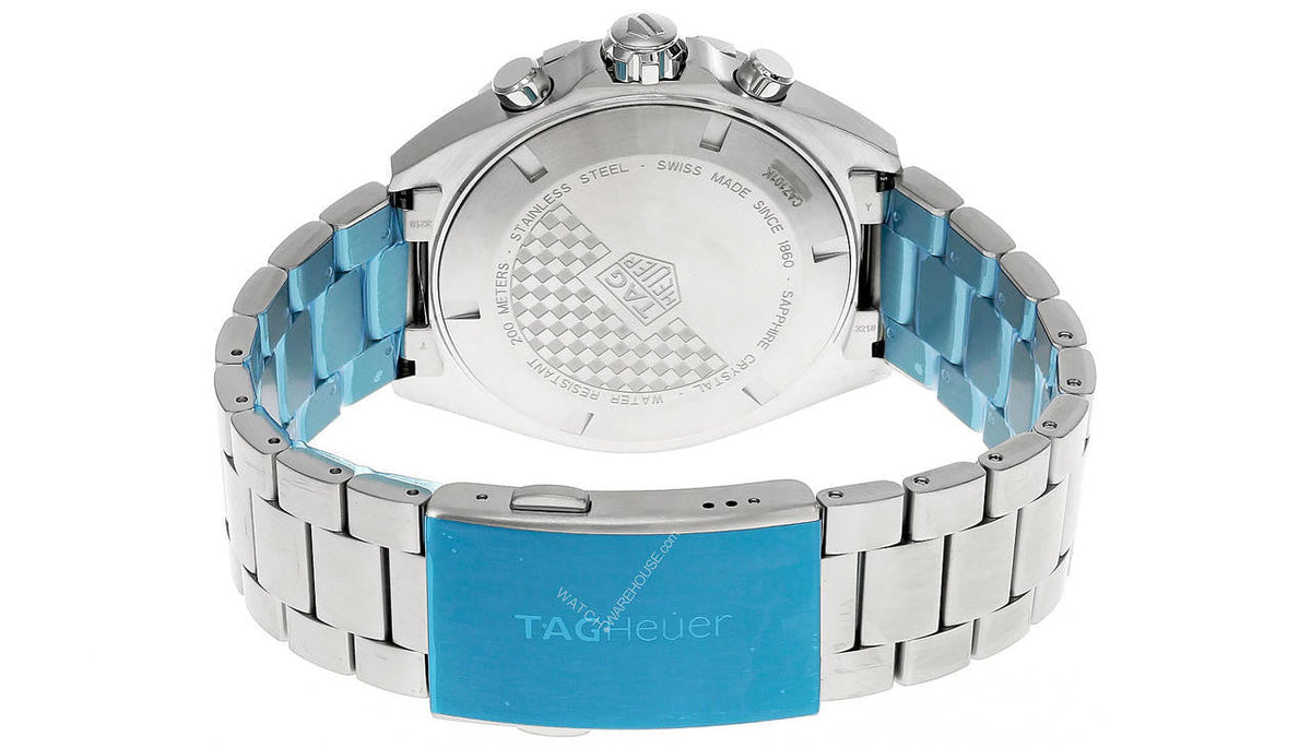 TAG HEUER FORMULA 1 cronógrafo esfera azul efecto rayos de sol Reloj para hombre — imagen 4