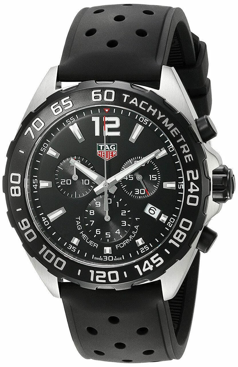 TAG HEUER Formula-1 cronógrafo caucho Reloj para hombre — imagen 2
