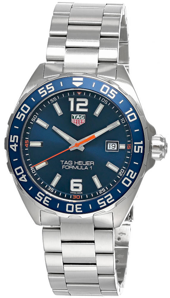 TAG HEUER Formula-1 acero inoxidable esfera azul efecto rayos de sol Reloj para hombre — imagen 2