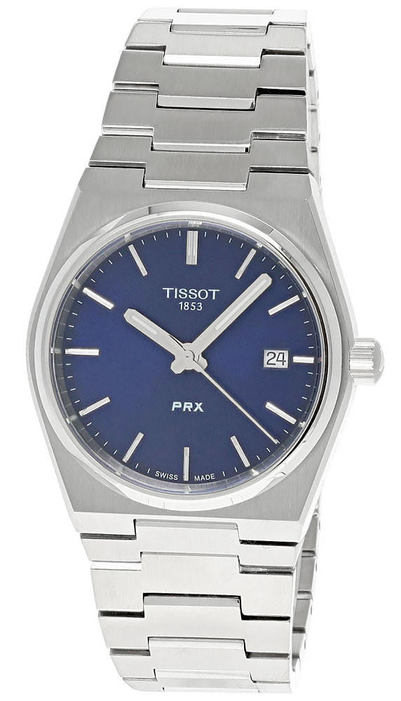 TISSOT PRX 35 mm cuarzo acero inoxidable esfera azul Reloj unisex — imagen 2