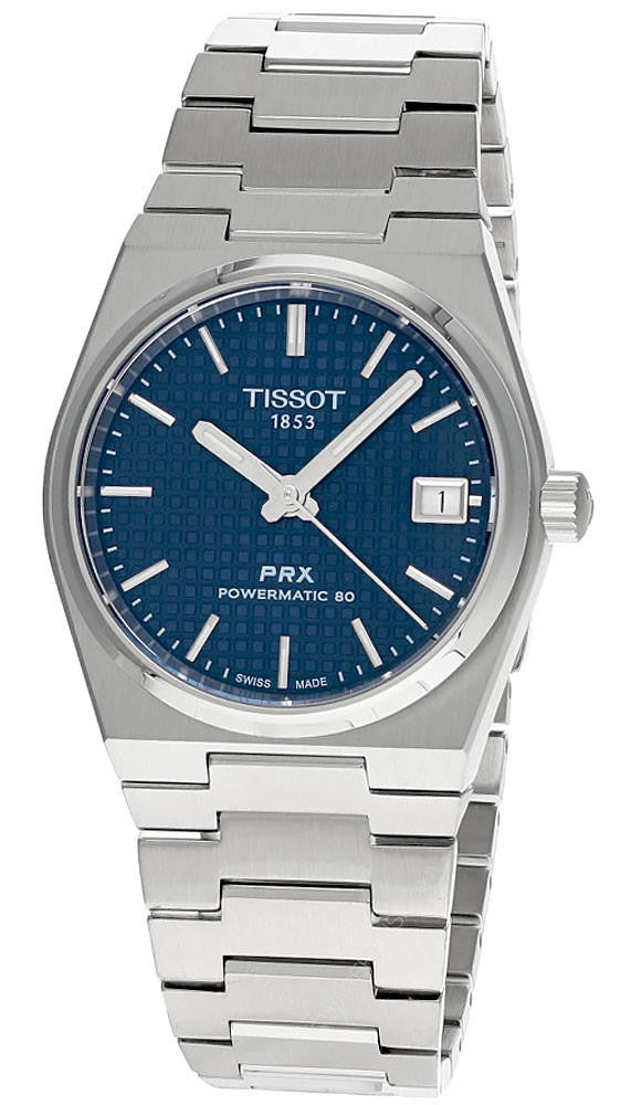 TISSOT PRX Powermatic 80 35 mm acero inoxidable esfera azul Reloj unisex — imagen 2