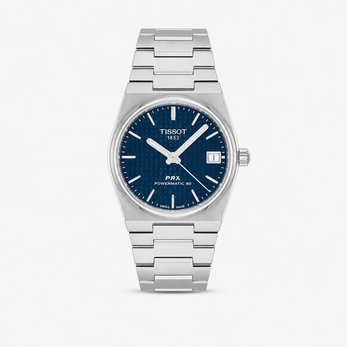 TISSOT PRX Powermatic 80 35 mm acero inoxidable esfera azul Reloj unisex — imagen 1