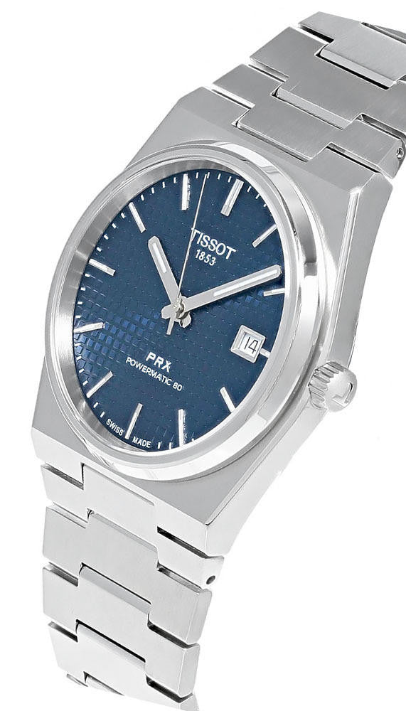TISSOT PRX Powermatic 80 40 mm acero inoxidable esfera azul Reloj para hombre — imagen 3