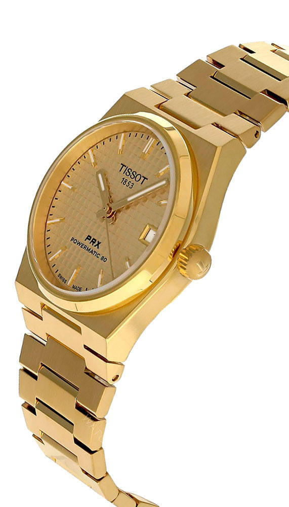 TISSOT PRX Powermatic 80 40 mm acero inoxidable esfera champán Reloj para hombre — imagen 3