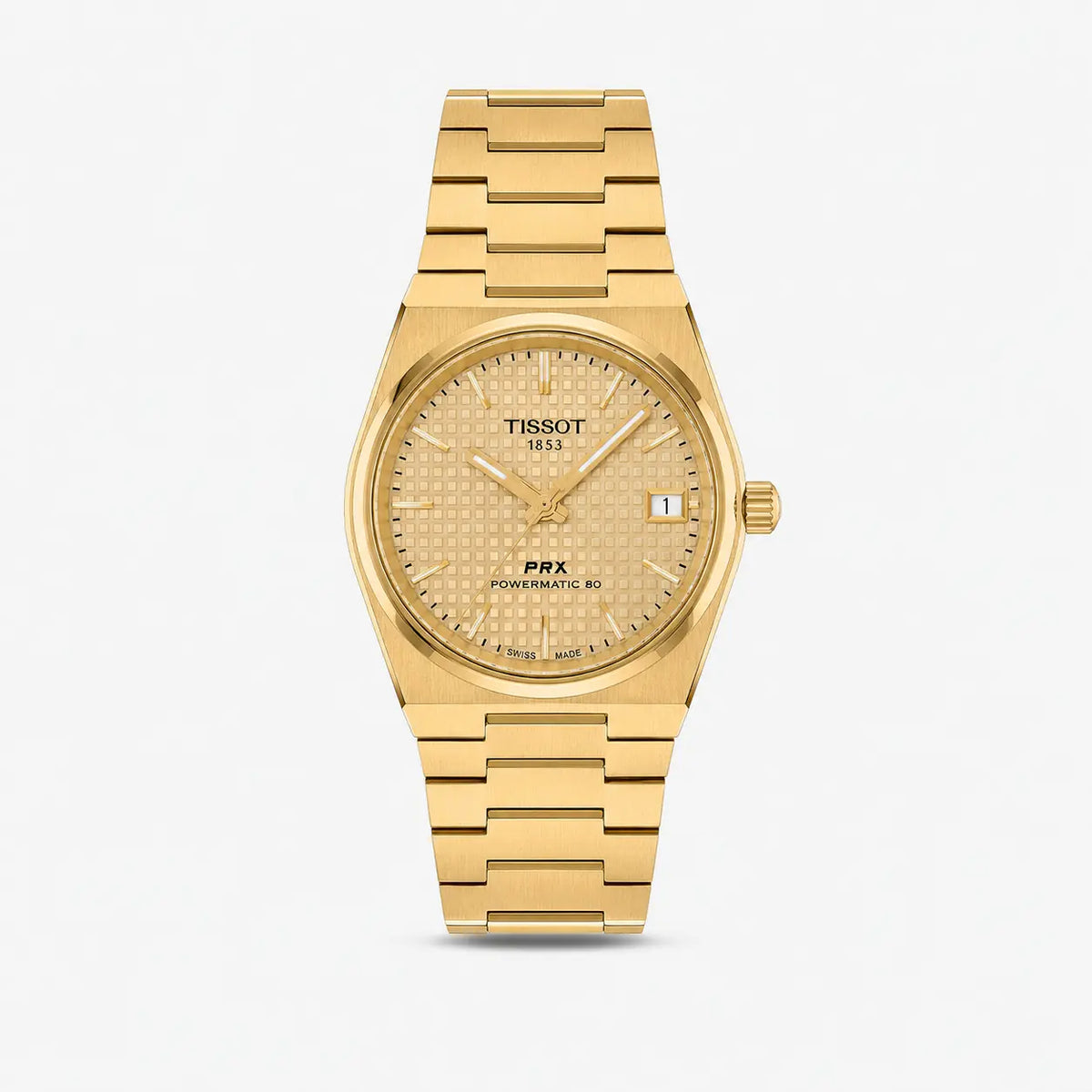 TISSOT PRX Powermatic 80 40 mm acero inoxidable esfera champán Reloj para hombre — imagen 1