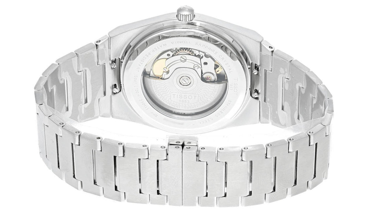 TISSOT PRX Powermatic 80 acero inoxidable esfera negra Reloj para hombre — imagen 4