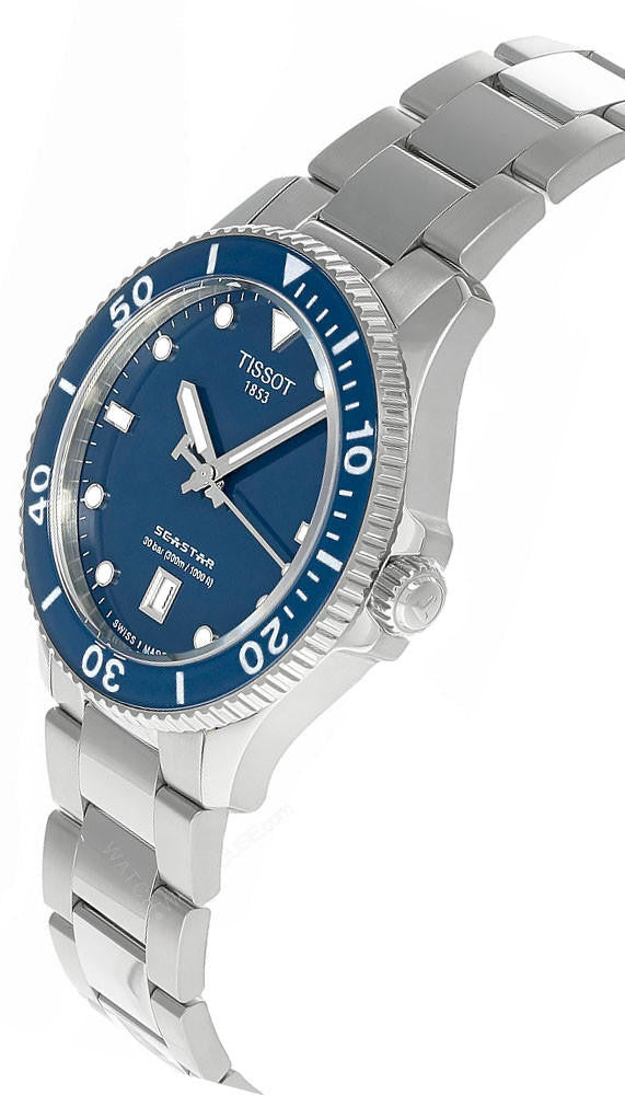 TISSOT Seastar 1000 40 mm cuarzo acero inoxidable esfera azul Reloj para hombre — imagen 3