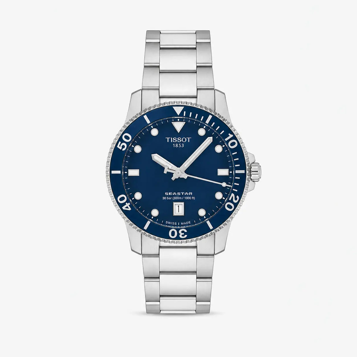 TISSOT Seastar 1000 40 mm cuarzo acero inoxidable esfera azul Reloj para hombre — imagen 1