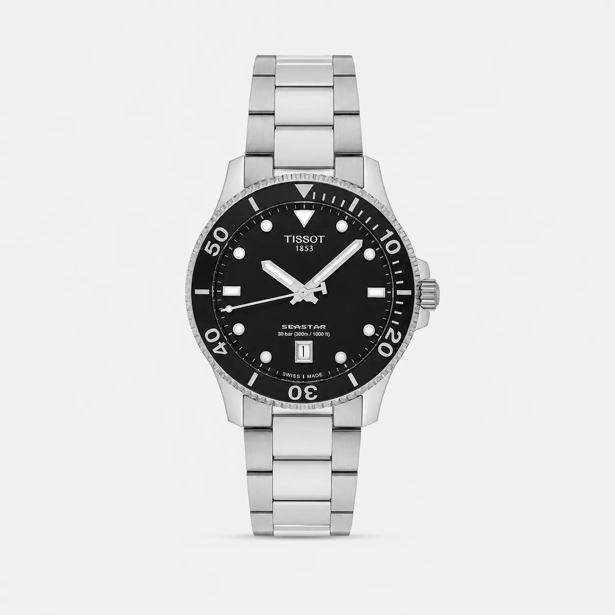 TISSOT Seastar 1000 esfera negra 40 mm acero inoxidable Reloj para hombre — imagen 1